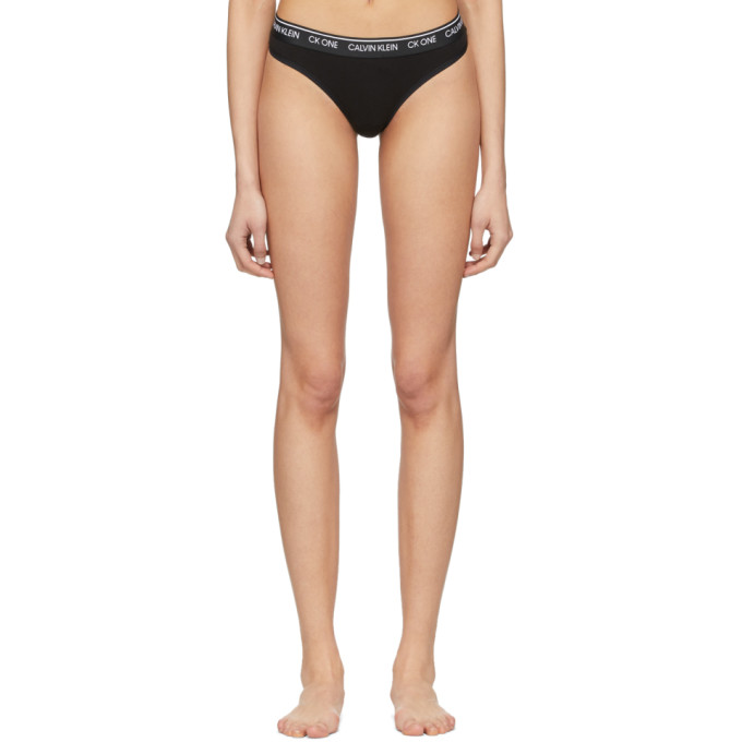 CALVIN KLEIN UNDERWEAR CALVIN KLEIN UNDERWEAR BLACK CK ONE THONG