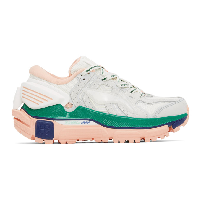 Li-Ning Beige and Pink Sunchaser Sneakers - ARZQ004-3