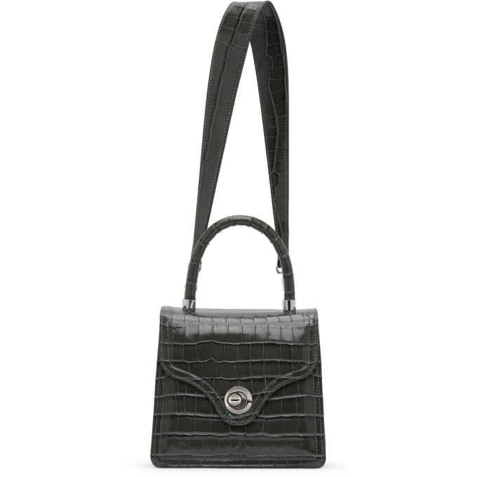 Ratio Et Motus Green Croc Lady Bag In Fgc Forst