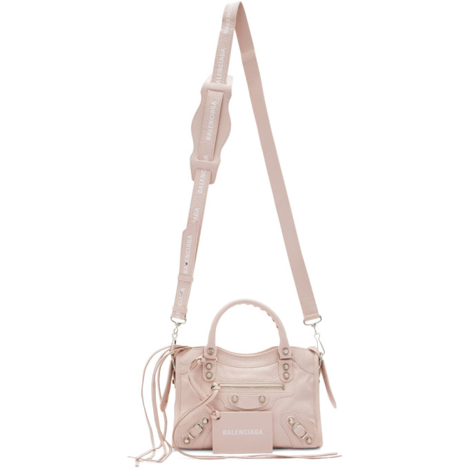 BALENCIAGA Pink Mini City Bag