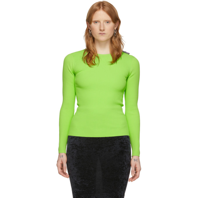 BALENCIAGA BALENCIAGA GREEN TAB SWEATER