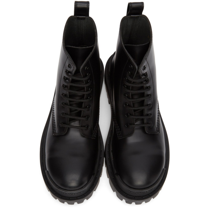 BALENCIAGA BALENCIAGA BLACK STRIKE BOOTS