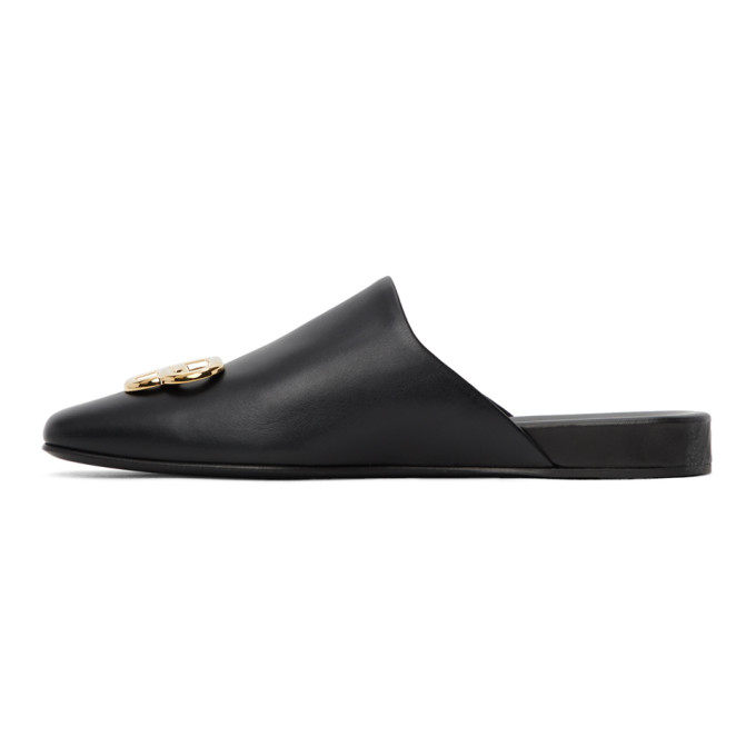 BALENCIAGA BALENCIAGA BLACK BB MULES