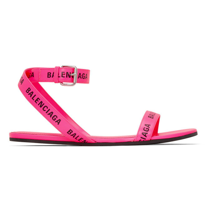 balenciaga sandals pink