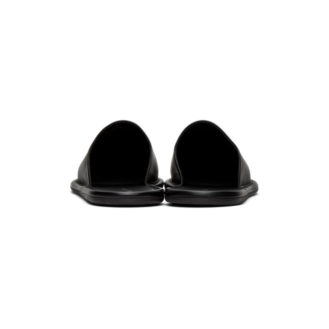 BALENCIAGA BALENCIAGA BLACK AND WHITE COZY SLIP-ON LOAFERS