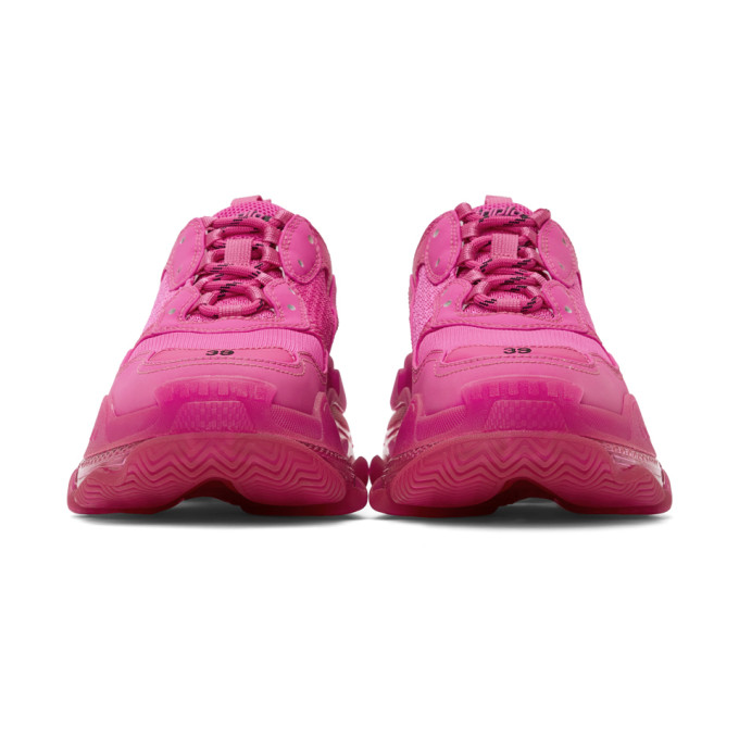BALENCIAGA BALENCIAGA PINK TRIPLE S SNEAKERS