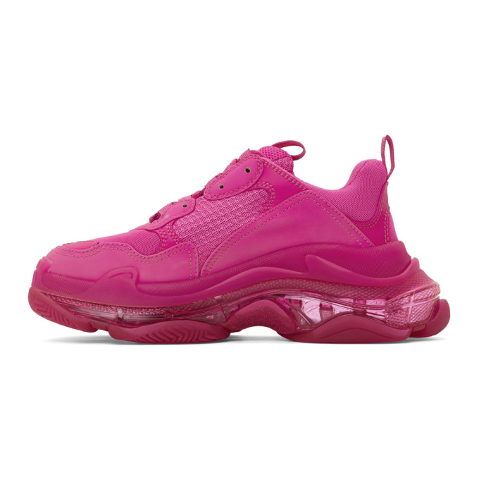 BALENCIAGA BALENCIAGA PINK TRIPLE S SNEAKERS