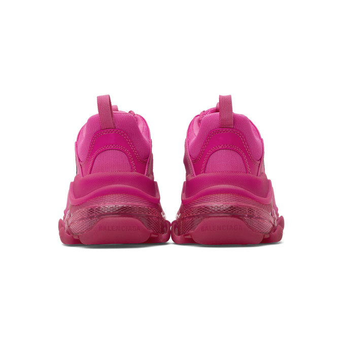 BALENCIAGA BALENCIAGA PINK TRIPLE S SNEAKERS