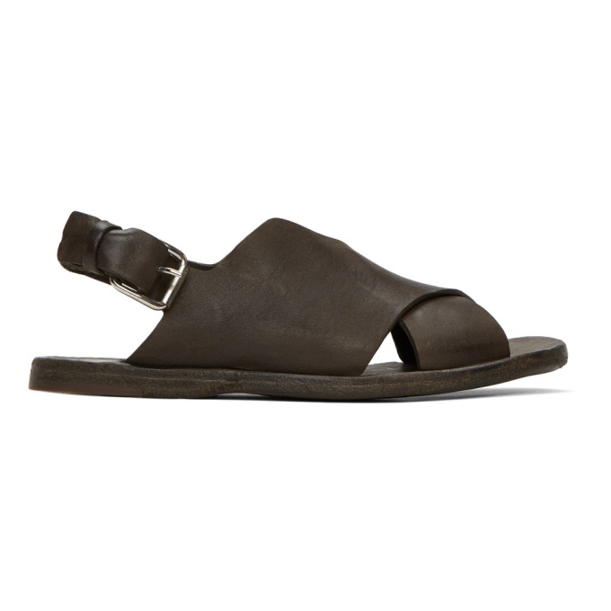 Officine Creative Brown Kimolos 16 Sandals