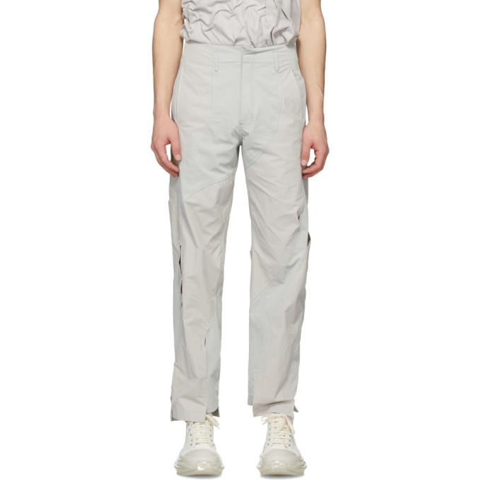 Post Archive Faction Paf Grey 3.0 Technical Left Trousers In Light Grey    ModeSens