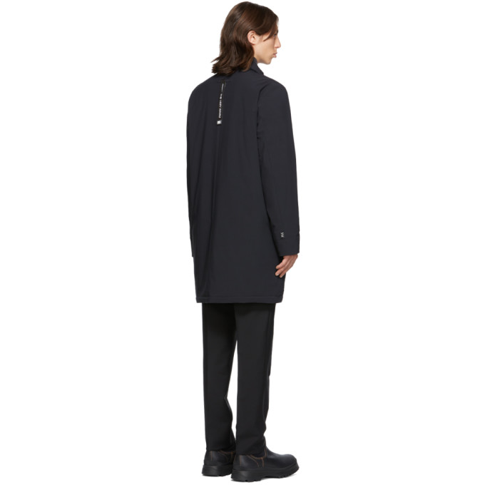 THE VERY WARM THE VERY WARM SSENSE EXCLUSIVE BLACK SHELL FILLED MAC COAT