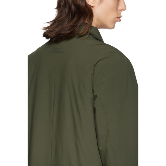 THE VERY WARM THE VERY WARM SSENSE EXCLUSIVE KHAKI SHELL FILLED MAC COAT