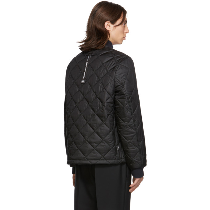 THE VERY WARM THE VERY WARM SSENSE EXCLUSIVE BLACK LIGHT QUILTED BOMBER JACKET