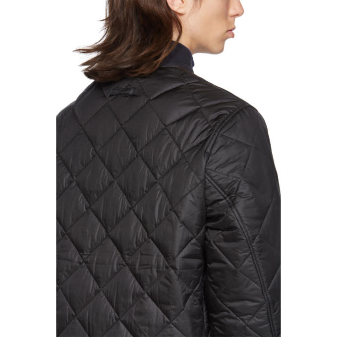 THE VERY WARM THE VERY WARM SSENSE EXCLUSIVE BLACK LIGHT QUILTED BOMBER JACKET