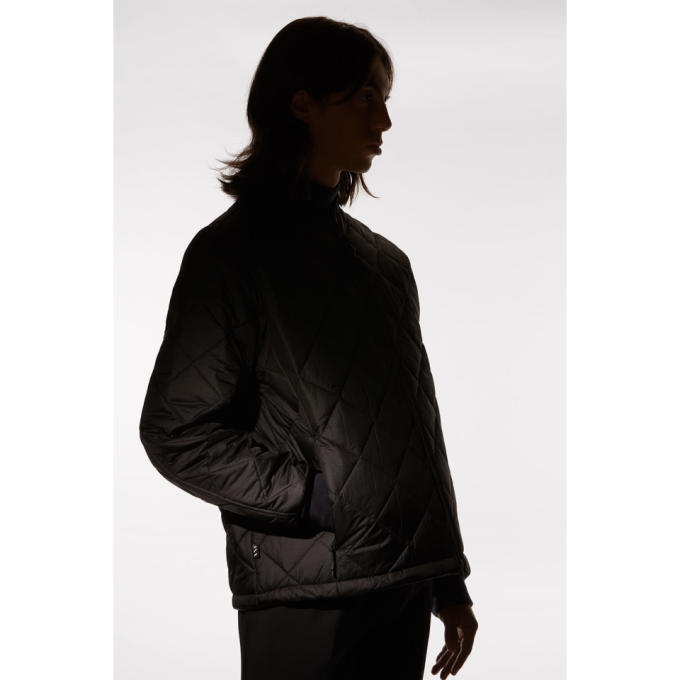 THE VERY WARM THE VERY WARM SSENSE EXCLUSIVE BLACK LIGHT QUILTED BOMBER JACKET