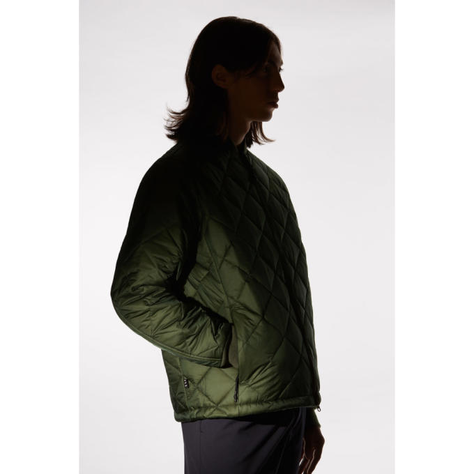THE VERY WARM THE VERY WARM SSENSE EXCLUSIVE KHAKI LIGHT QUILTED BOMBER JACKET