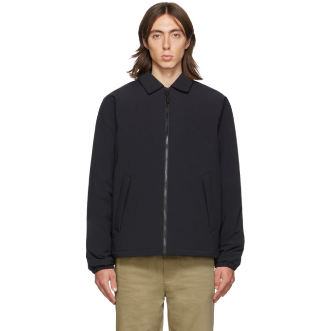 THE VERY WARM THE VERY WARM SSENSE EXCLUSIVE BLACK FLY WEIGHT COACH JACKET