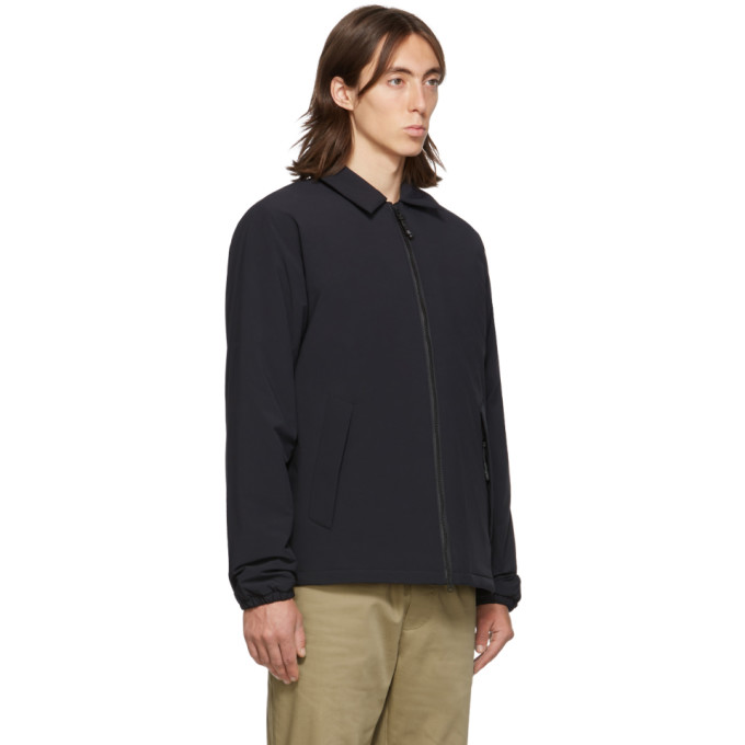 THE VERY WARM THE VERY WARM SSENSE EXCLUSIVE BLACK FLY WEIGHT COACH JACKET