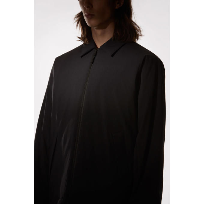 THE VERY WARM THE VERY WARM SSENSE EXCLUSIVE BLACK FLY WEIGHT COACH JACKET