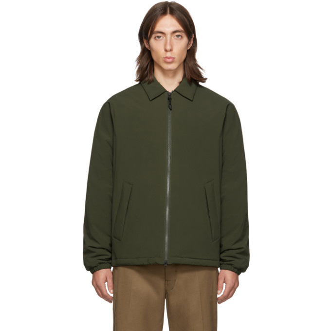 THE VERY WARM THE VERY WARM SSENSE EXCLUSIVE KHAKI FLY WEIGHT COACH JACKET