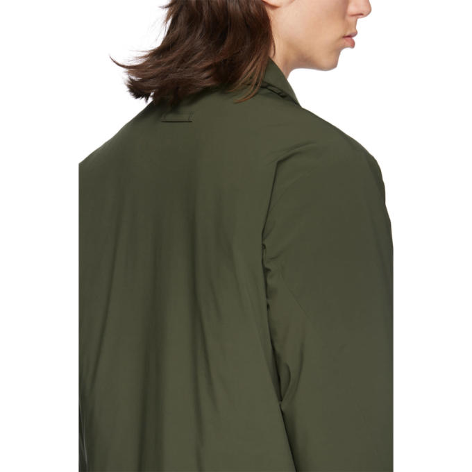 THE VERY WARM THE VERY WARM SSENSE EXCLUSIVE KHAKI FLY WEIGHT COACH JACKET