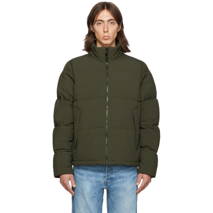 THE VERY WARM THE VERY WARM SSENSE EXCLUSIVE KHAKI QUILTED PUFFER JACKET