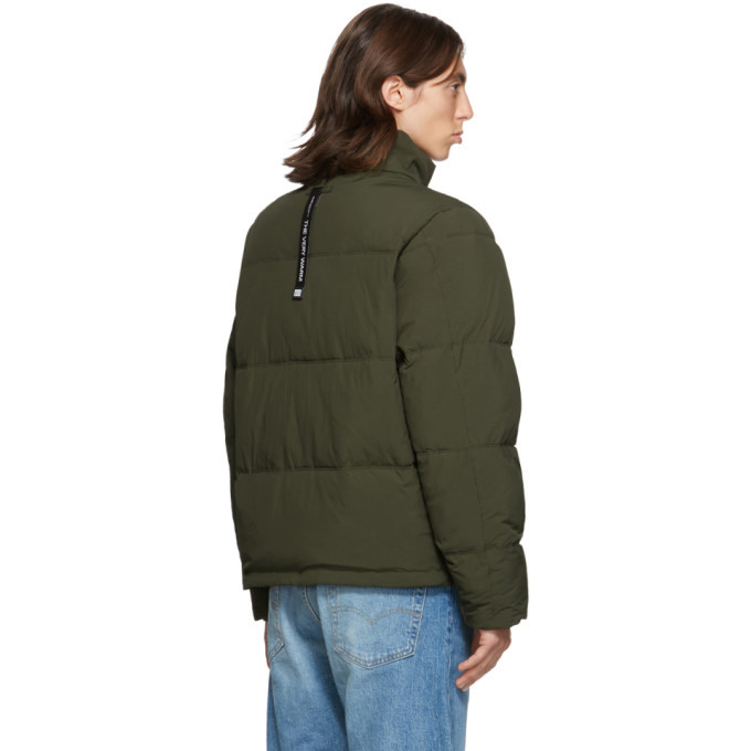 THE VERY WARM THE VERY WARM SSENSE EXCLUSIVE KHAKI QUILTED PUFFER JACKET