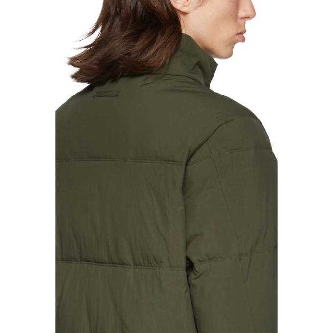 THE VERY WARM THE VERY WARM SSENSE EXCLUSIVE KHAKI QUILTED PUFFER JACKET