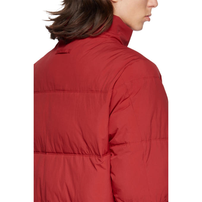 THE VERY WARM THE VERY WARM SSENSE EXCLUSIVE RED QUILTED PUFFER JACKET