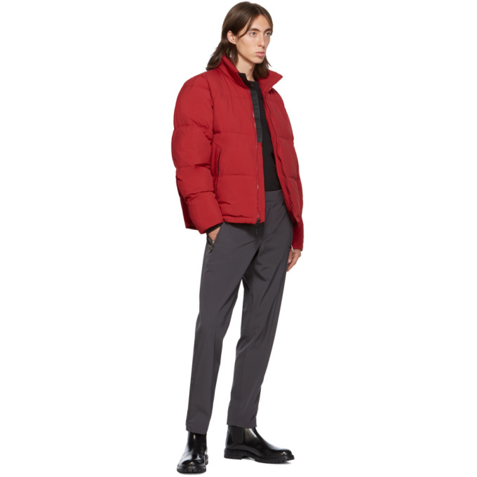 THE VERY WARM THE VERY WARM SSENSE EXCLUSIVE RED QUILTED PUFFER JACKET
