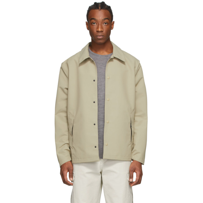 Click to view more detailed imagery on our partner's website The Very Warm Khaki Seam Sealed Jacket In Stonekhaki