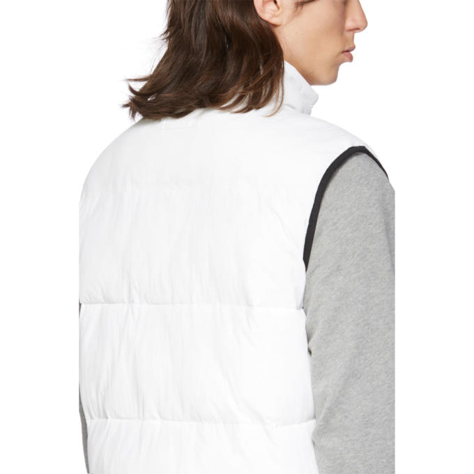 THE VERY WARM THE VERY WARM SSENSE EXCLUSIVE WHITE QUILTED VEST