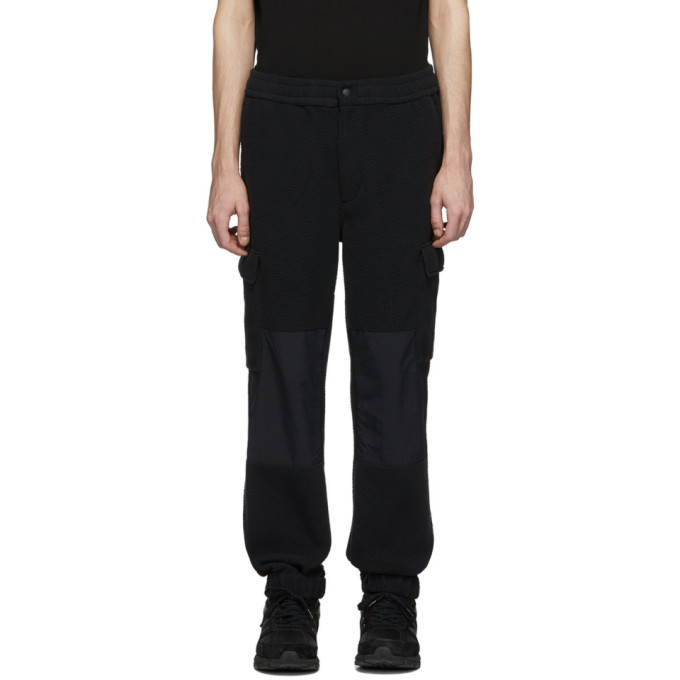 THE VERY WARM THE VERY WARM BLACK FLEECE CARGO PANTS