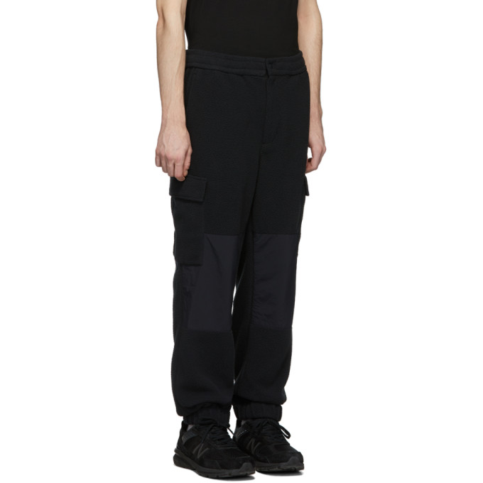 THE VERY WARM THE VERY WARM BLACK FLEECE CARGO PANTS