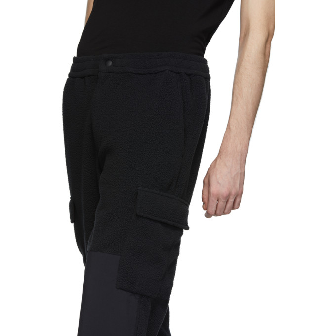 THE VERY WARM THE VERY WARM BLACK FLEECE CARGO PANTS