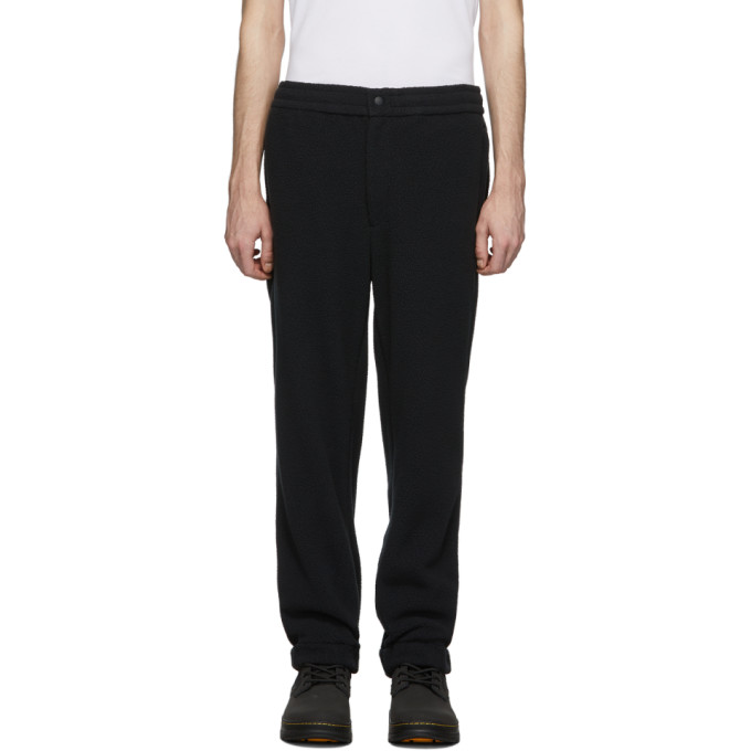 THE VERY WARM THE VERY WARM BLACK FLEECE LOUNGE PANTS