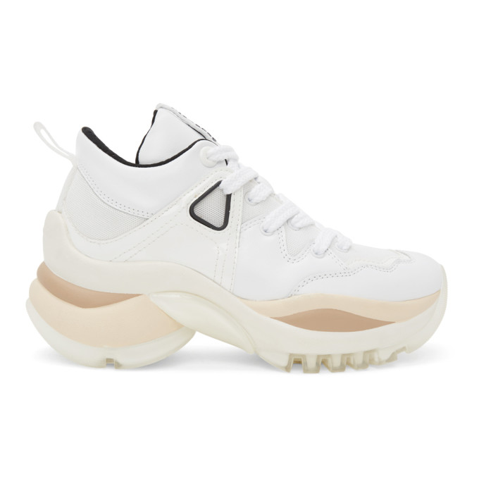 SEE BY CHLOÉ SEE BY CHLOE WHITE KAYLA SNEAKERS