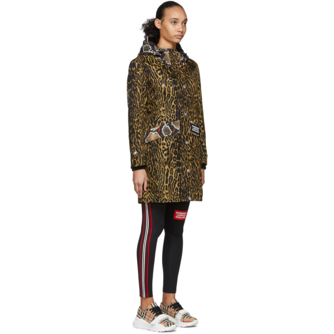 BURBERRY BURBERRY BLACK AND BROWN CRAMOND COAT