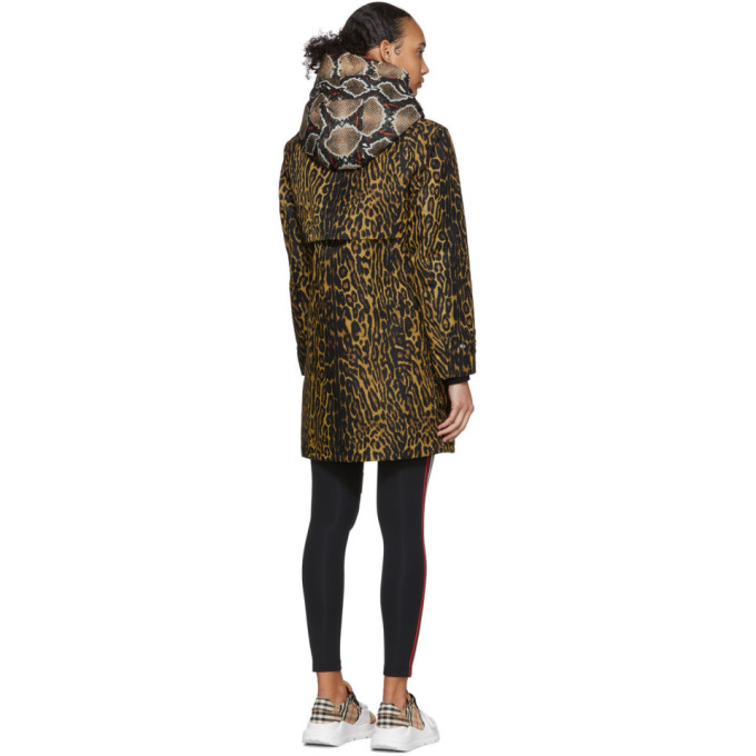 BURBERRY BURBERRY BLACK AND BROWN CRAMOND COAT