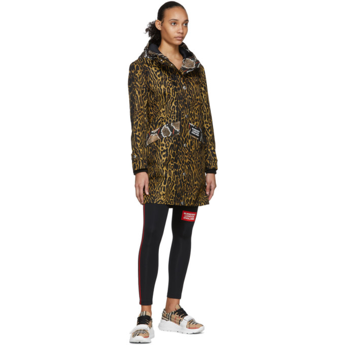 BURBERRY BURBERRY BLACK AND BROWN CRAMOND COAT