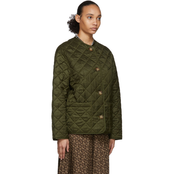 BURBERRY BURBERRY GREEN BARDSEY JACKET