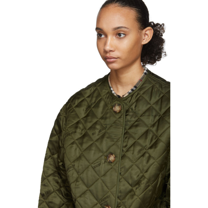 BURBERRY BURBERRY GREEN BARDSEY JACKET