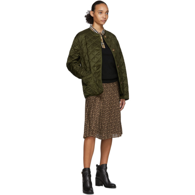 BURBERRY BURBERRY GREEN BARDSEY JACKET