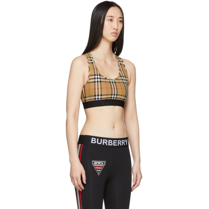 BURBERRY Beige Dalby Bra