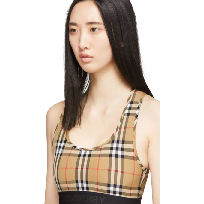 BURBERRY Beige Dalby Bra
