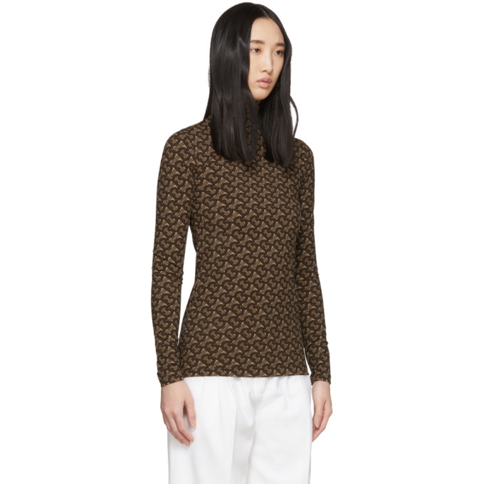 BURBERRY BROWN TRANCURA TURTLENECK