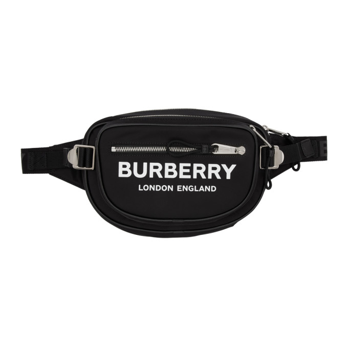 BURBERRY BURBERRY BLACK ECONYL® MEDIUM CANNON BELT BAG