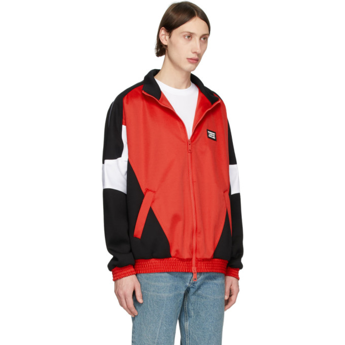 BURBERRY SSENSE Exclusive Red Astala Track Jacket