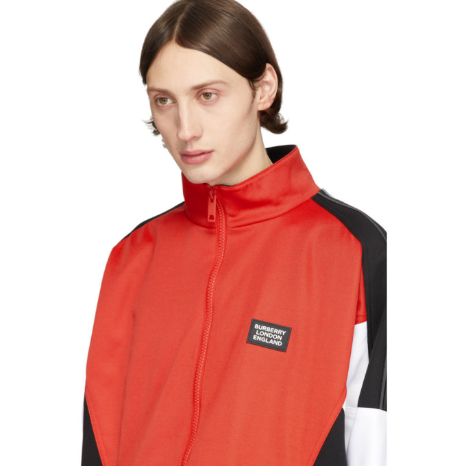 BURBERRY SSENSE Exclusive Red Astala Track Jacket