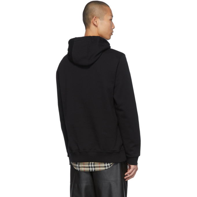 BURBERRY BURBERRY BLACK MONOGRAM LANDON HOODIE